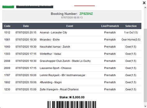 Free Bet9ja Booking Code for Today .